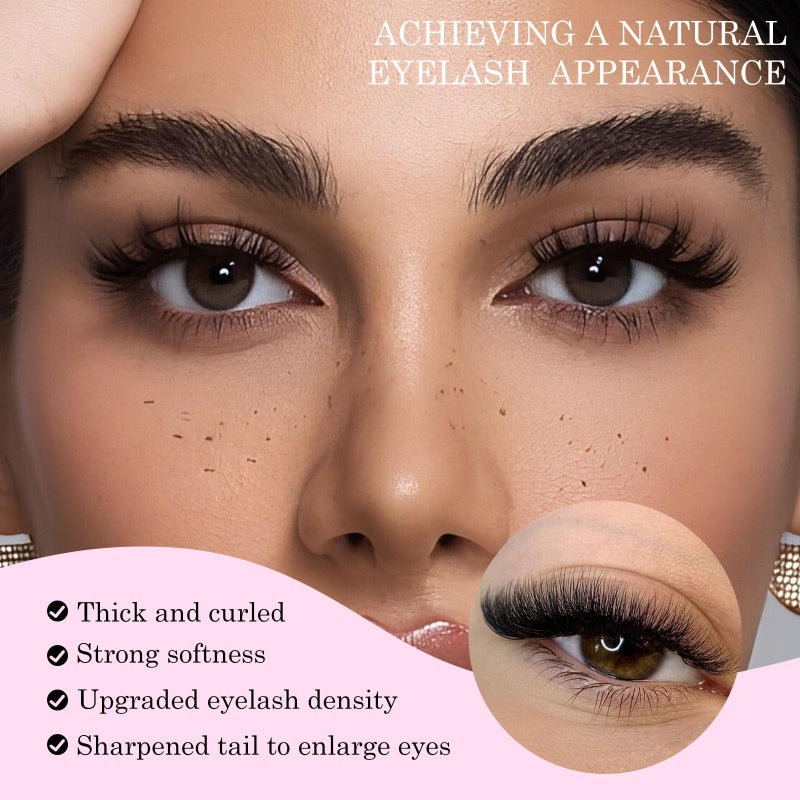 FREEORR 376Pcs Lash Clusters Kit，Four Types of Eyelash mix，11-13mm C Curl Reusable Spiky Eyelash Clusters，Natural Individual Lashes Cluster Kit with Lash Bond and Seal, Tweezers for DIY-01 - Image 3